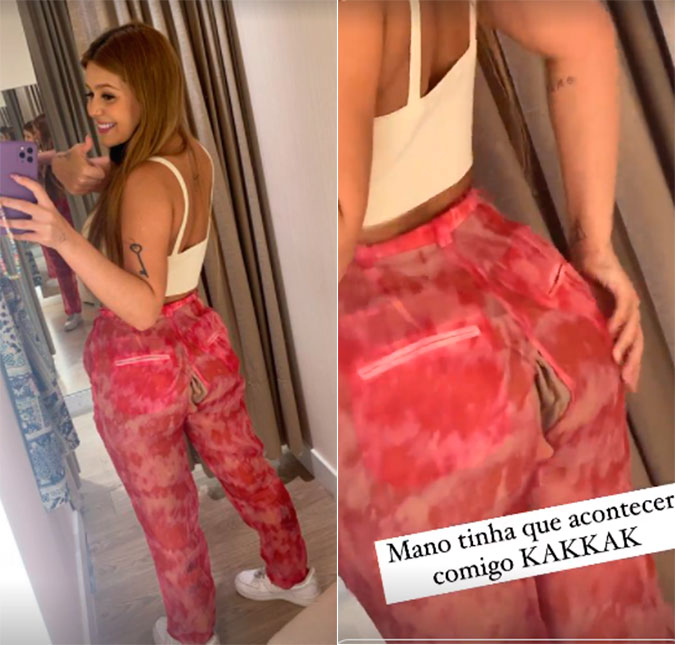 Calça de Viih Tube rasga a caminho de evento e influenciadora exibe imprevisto na <i>web</i>