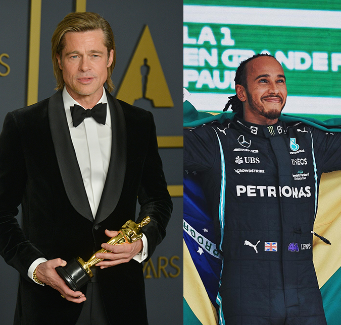 Brad Pitt irá atuar em filme sobre <i>Fórmula 1</i> com parceria de Lewis Hamilton