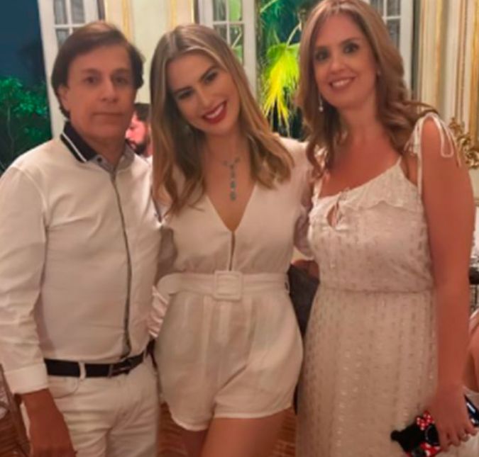 Assim como Tom Cavalcante e a esposa Patrícia.