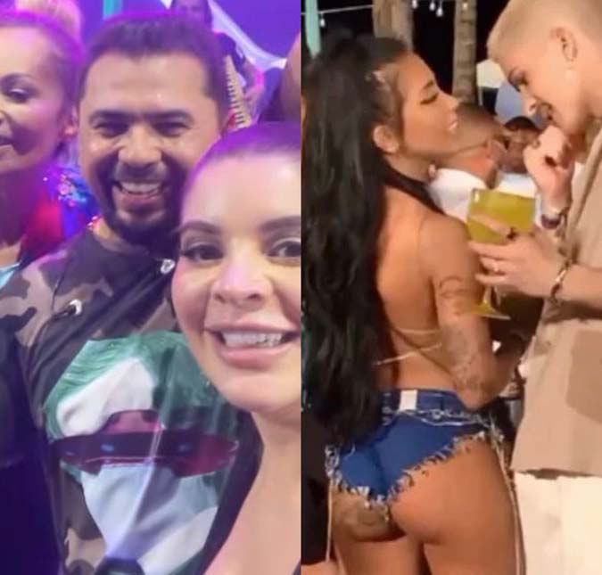 Solange Almeida e Xand Avião se reconciliam durante <i>Farofa da Gkay</i>