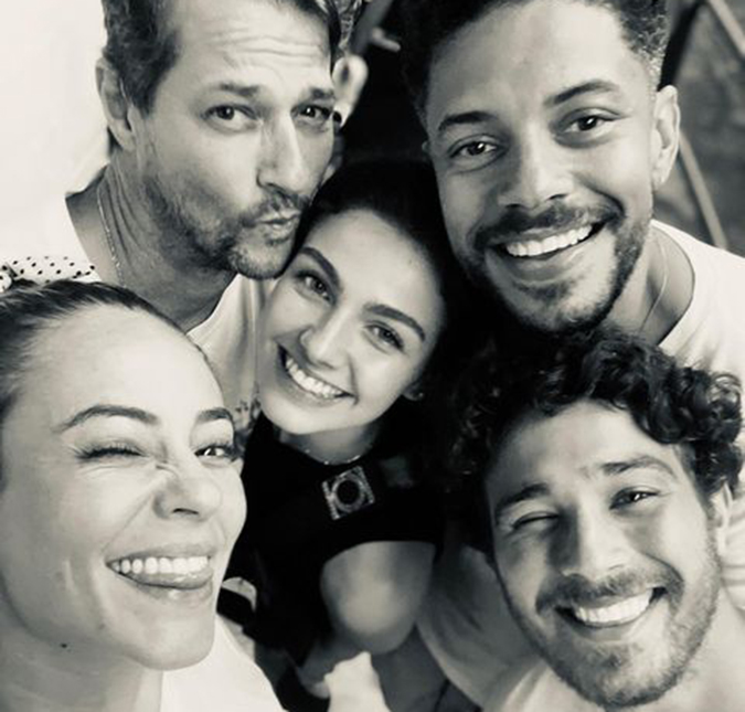 Elenco de nova novela da <I>Globo</i>, <I>Cara e Coragem</i>, se reúne para gravações