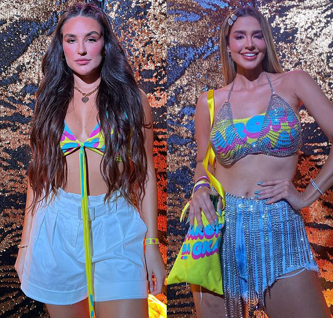 Kéfera Buchmann e ex-<i>BBB</i> Kerline quase ficaram na <I>Farofa da Gkay</i>; saiba o que rolou!