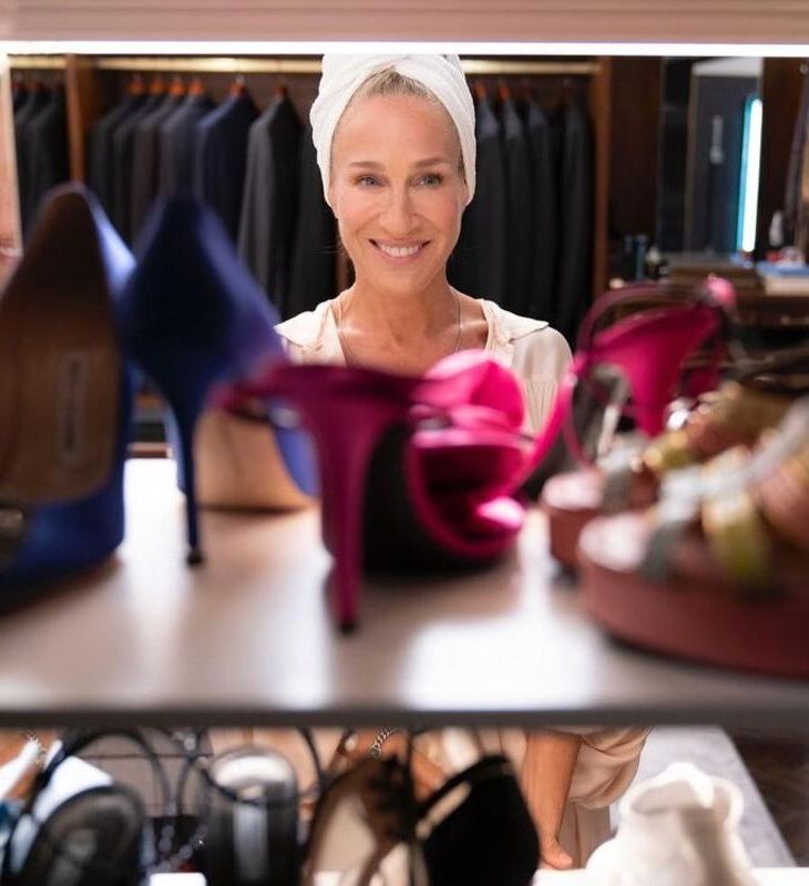 O reencontro de Carrie e seus sapatos