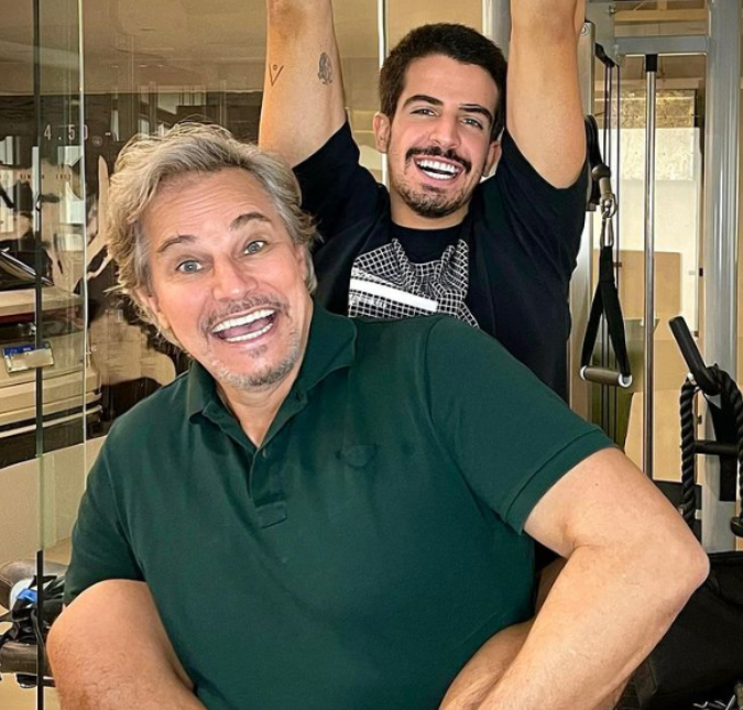 Edson Celulari compartilha foto ao lado de Enzo Celulari