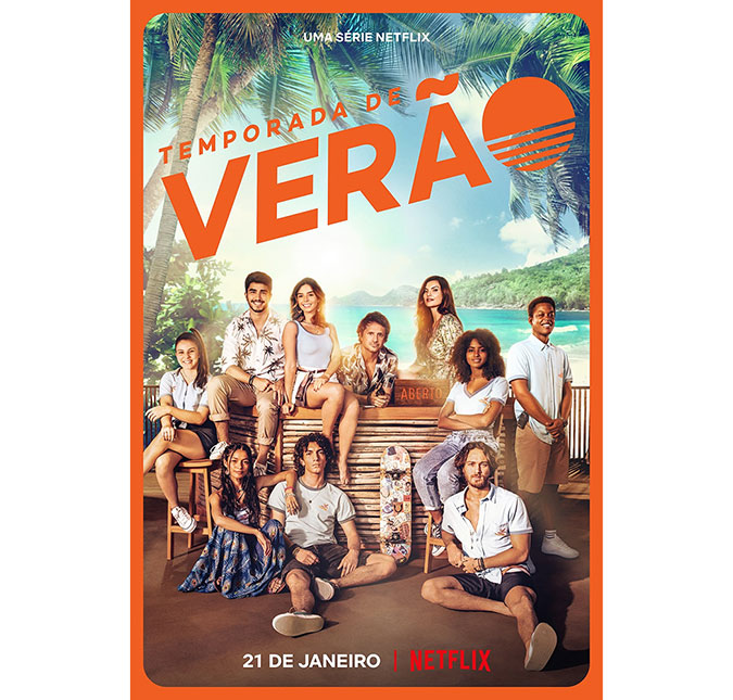 Clima de curtição marca o primeiro <i>teaser</i> de <i>Temporada de Verão</i>, nova série da <i>Netflix</i>