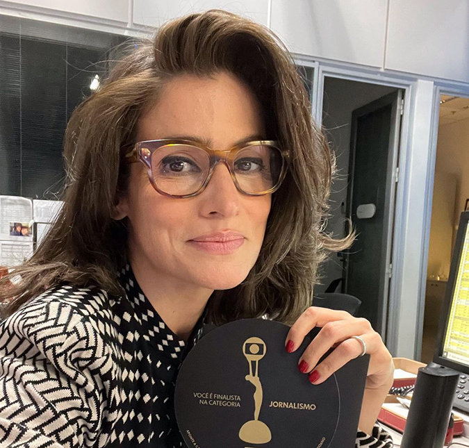 Renata Vasconcellos reaparece após afastamento do <i>Jornal Nacional</i>: <I>De molho</i>