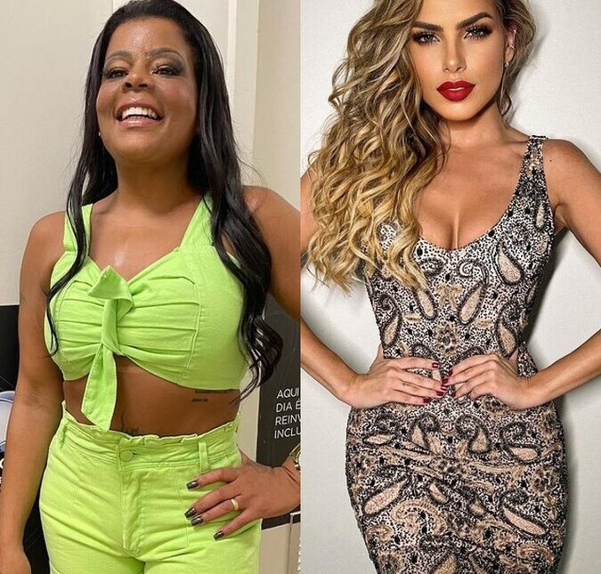 Tati Quebra Barraco apaga Erika Schneider de foto com participantes de <i>A Fazenda 13</i>; entenda!