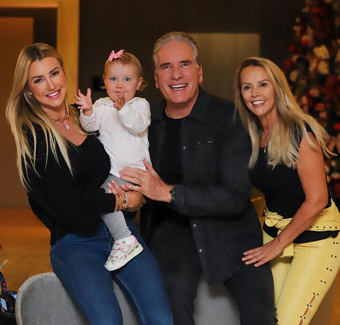 Ana Paula Siebert viaja com família com bolsa e carrinho da filha somando cerca de 23 mil reais