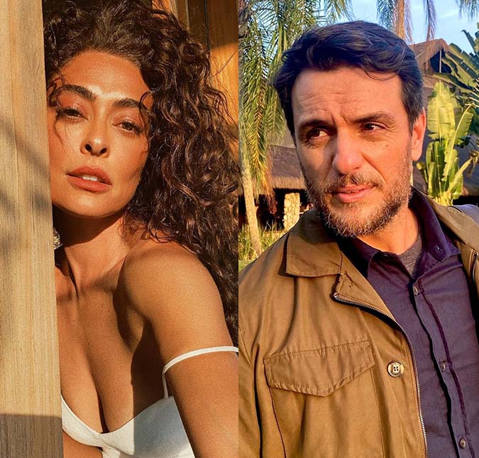 Juliana Paes relembra como foi trabalhar com Rodrigo Lombardi em <i>Caminho das Índias</i>: -<i>O Rodrigo beija muito bem, tem muita pegada</i>