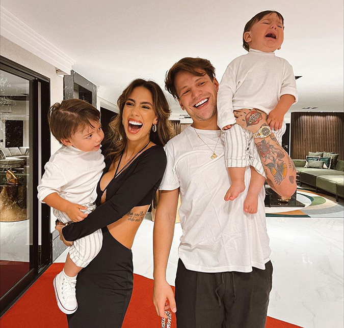 Após revelar crise no casamento com Gabi Brandt, Saulo Pôncio ganha homenagem de aniversário da esposa