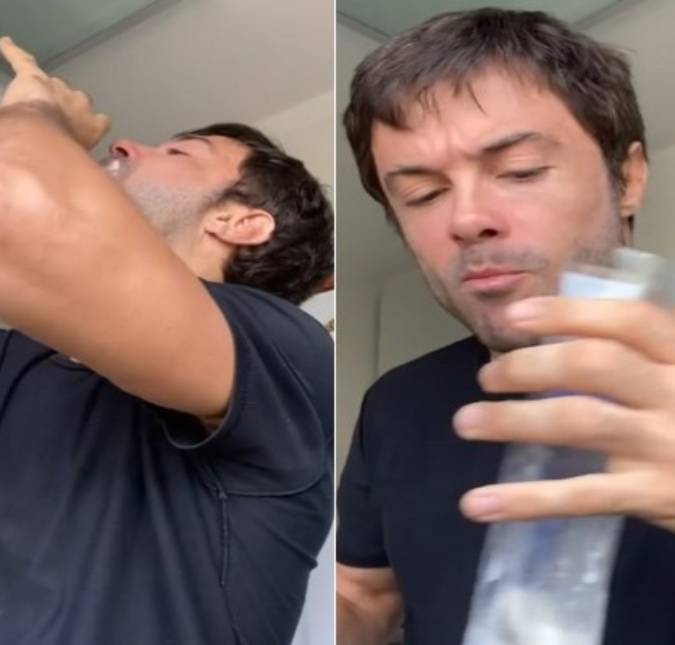 Kayky Brito surpreende a <I> web</i> após provar leite materno: <I> Sabor de sorvete de coco</i>