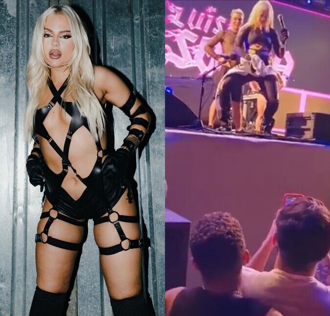 Luísa Sonza esfrega calça de fã nas partes íntimas e <i>web</i> reage: <i>Não lavaria nunca mais</i>