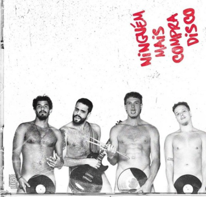 Pelados! Filhos de Marcello Novaes aparecem pelados em capa de álbum da banda <i>Fuze</i>