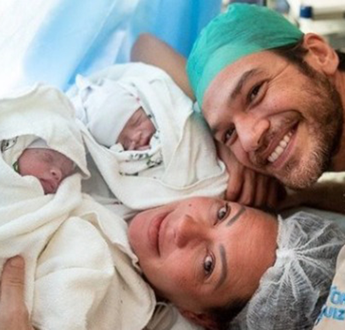 Nascem os gêmeos de Fabiula Nascimento e Emilio Dantas