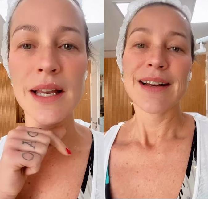 Luana Piovani mostra harmonização facial e fala sobre polêmica: <i>Quando você observa é porque não houve a harmonia</i>