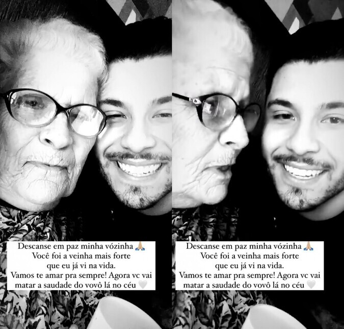 Murilo Huff lamenta a morte da avó: <i>Vamos te amar para sempre</i>