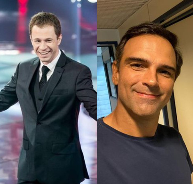 Tiago Leifert manda recado para Tadeu Schmidt: <i>Cuidem bem do nosso cristalzinho</i>