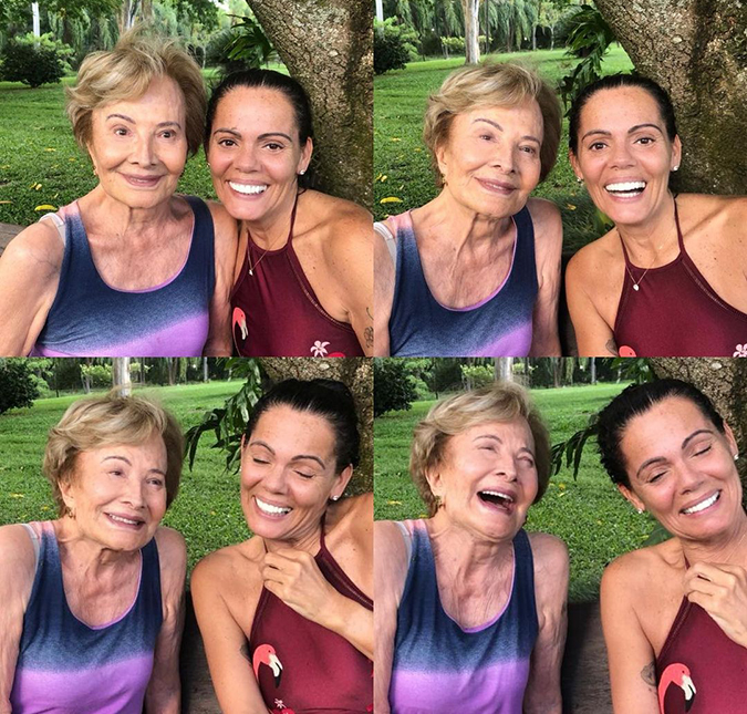 Mocita Fagundes fala sobre a relação que tem com a sogra, Glória Menezes: <i>Ganhei uma mãe depois dos 50 anos</i>