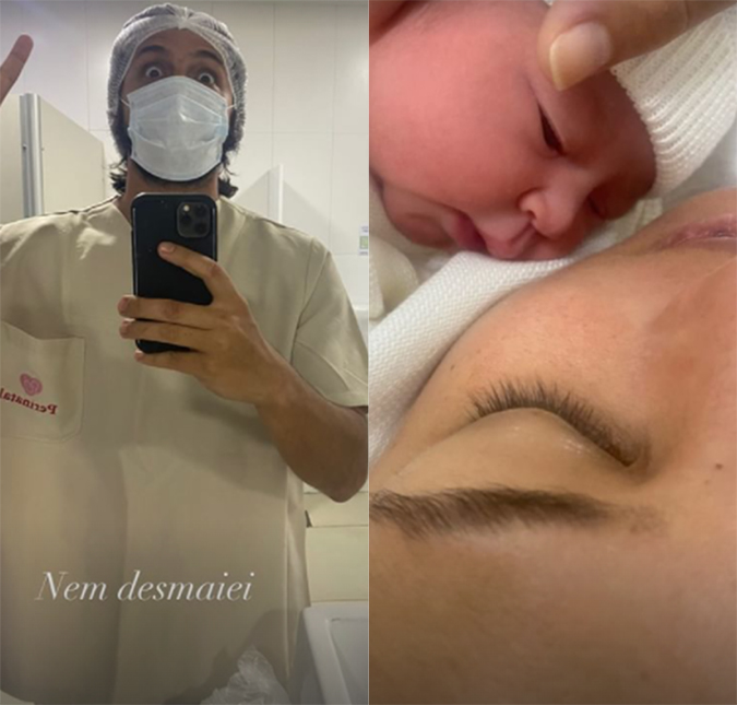 Nasce segunda filha de Yanna Lavigne e Bruno Gissoni, a pequena Amélia