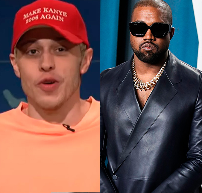 Pete Davidson manda indireta para Kanye West: <I>Doença mental não é desculpa para ser idiota</i>