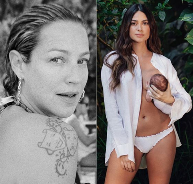 Luana Piovani critica foto de Thaila Ayala (e modelo é atacada na <i>web</i>): - <i>Amamentar não é tomar</i> milk shake