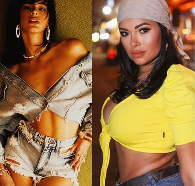 No Bloco da Anitta, Ariadna Arantes sofre importunação e recebe ajuda de Bruna Marquezine: <i>- Começou a ser mega inconveniente</i>