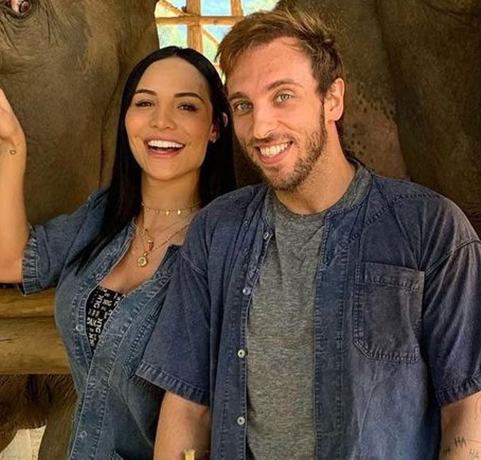 Aline Mineiro abre o jogo sobre seu relacionamento com Léo Lins durante o programa <I>Mega Senha</i>