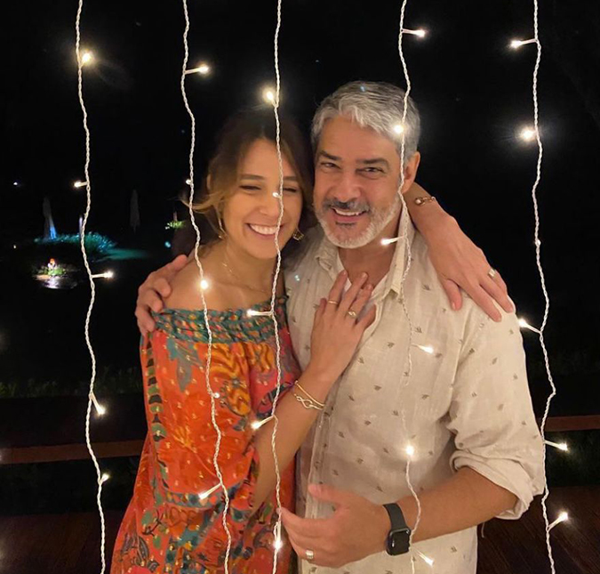 Natasha Dantas, esposa de William Bonner, revela intimidades do casal na internet: <i>Sabe quando minha TPM aparece</i>