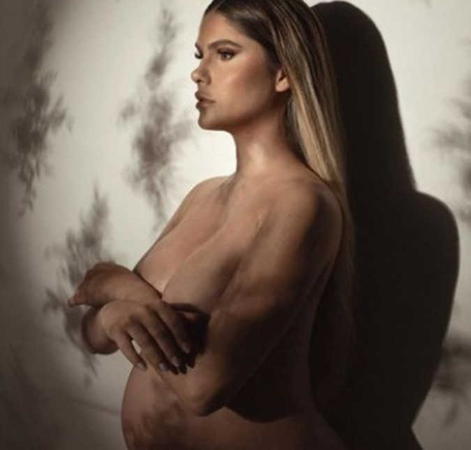 Bárbara Evans compartilha clique de ensaio fotográfico de gestante: <i>Nunca fui tão feliz</i>