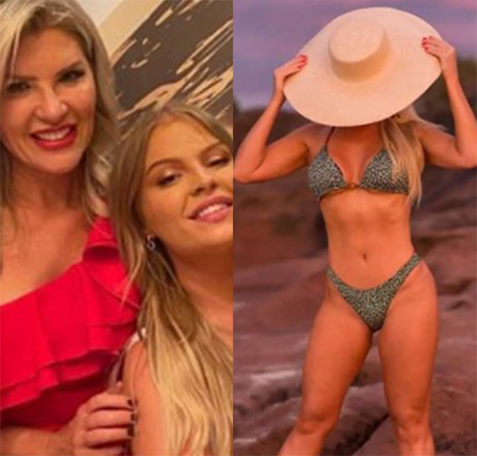 Mãe de Luísa Sonza posa de biquíni aos 49 anos de idade e leva <i>web</i> à loucura