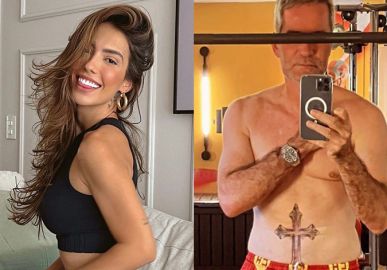 Márcio Pôncio viraliza na <i>web</i> após compartilhar <i>selfie</i> e Gabi Brandt sai em sua defesa