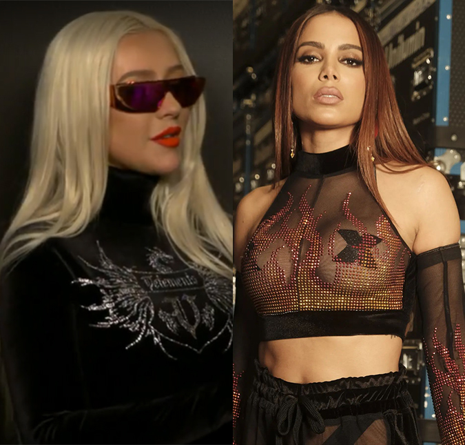 Christina Aguilera elogia Anitta: <i>- Não têm medo de críticas e se impõem</i>