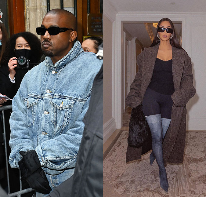 Turbulência! Kanye West manda série de farpas à Kim Kardashian em meio ao divórcio, entenda!