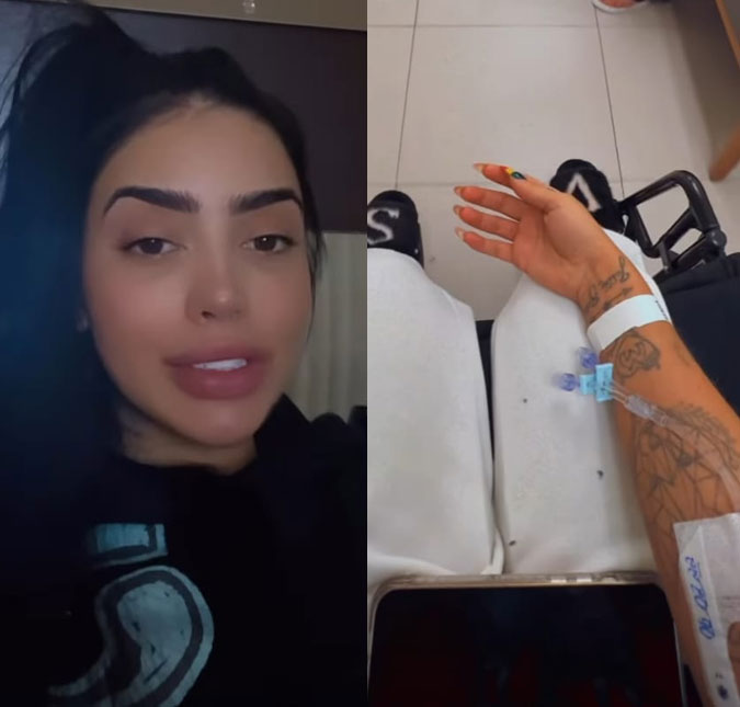 MC Mirella recebe alta após internação com forte crise de ansiedade: <i>- Engasgava com meu próprio vômito</i>