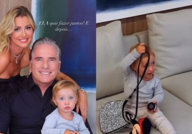 Ana Paula Siebert mostra filha posando com bolsa de 11 mil reais: <i>- Maravilhosa!</i>