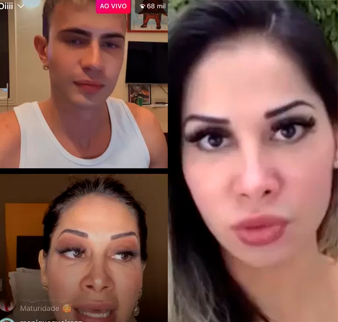 Maíra Cardi faz <I>live</i> surpresa com Leo Picon e desiste de processar equipe de Jade: <I>Um crime muito grave</i>