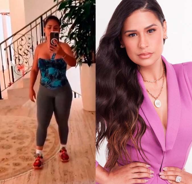 Simone exibe nova silhueta após perder 25 quilos: <i>Estou tirando onda</i>