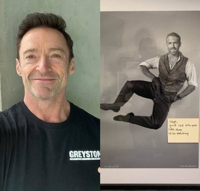 Hugh Jackman recebe presente inusitado de Ryan Reynolds, entenda!