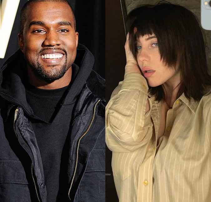 Billie Eilish sobre exigência que Kanye West fez para que ela pedisse desculpas para Travis Scott: <i>Nunca disse nada</i>