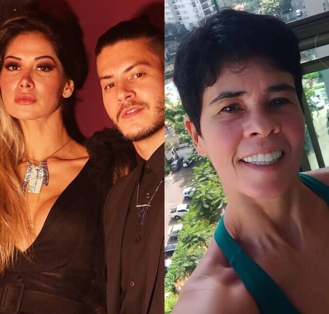 Maíra Cardi e mãe de Arthur Aguiar não se falam desde a primeira separação do casal, diz jornal