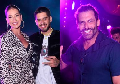 Famosos se reúnem na gravação do <I>DVD</i> de Jorge e Mateus