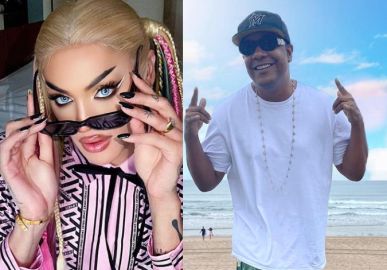 Pabllo Vittar dá um verdadeiro beijão em Márcio Victor, veja!