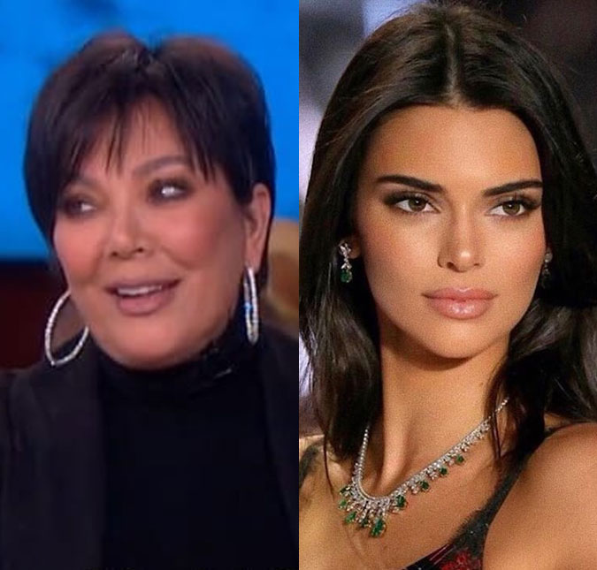 Kris Jenner pressiona Kendall Jenner a lhe dar um netinho: <i>-Única que não teve bebê</i>