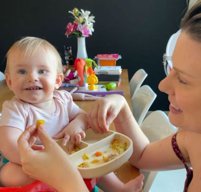 E quando Lua começou a se alimentar? Tem algo mais fofo? E quando Lua começou a se alimentar? Tem algo mais fofo?