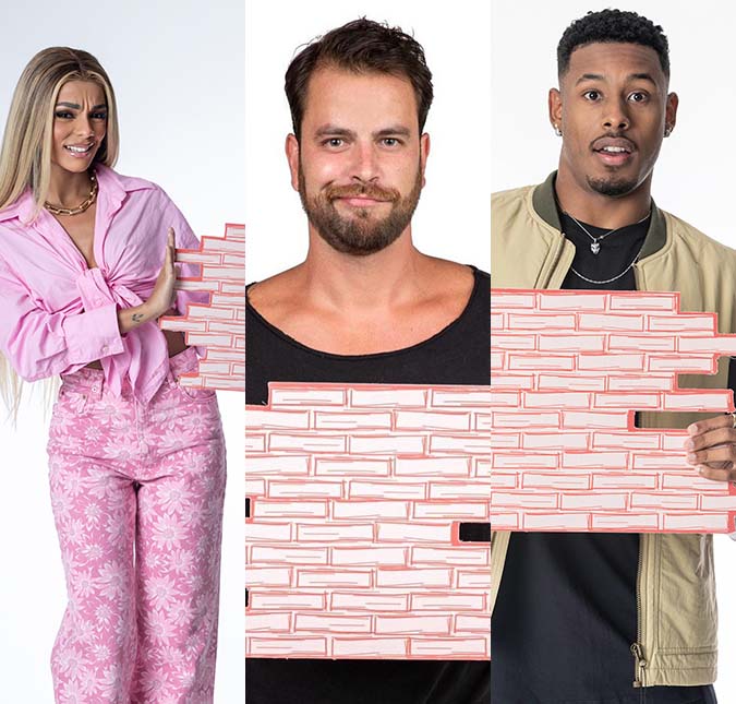 Gustavo, Brunna Gonçalves e Paulo André estão no paredão do <i>BBB22</i>!