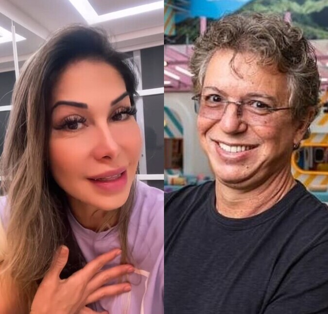 Boninho agradece Maíra Cardi por vídeo no <i>BBB22</i>, mas acaba errando nome da <i>coach: Olha que fofo Maiara Cardi</i>