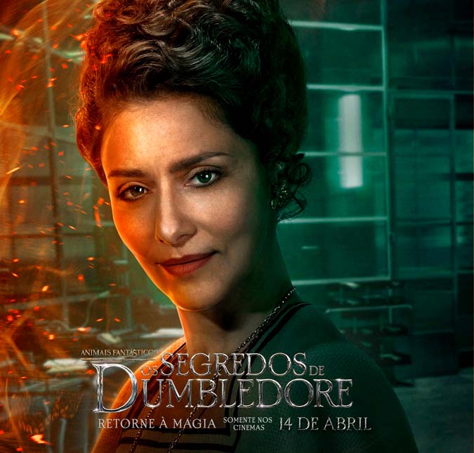 Maria Fernanda Cândido ganha <i>pôster</i> exclusivo em <I>Animais Fantásticos: Os Segredos de Dumbledore</i>