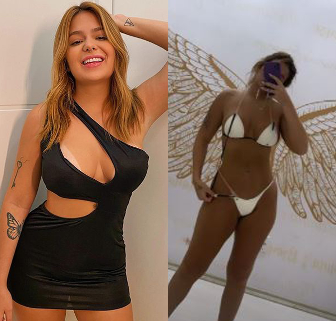 De biquíni, Viih Tube ostenta bronzeado e corpão em forma nas redes sociais
