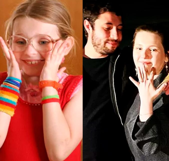 Abigail Breslin, a eterna Pequena Miss Sunshine, anunciou que está noiva de Ira Kunyasky. Os pombinhos estão juntos há mais de cinco anos e o pedido rolou em Malibu, na Califórnia, Estados Unidos, enquanto o casal estava jantando em um restaurante. Nas redes sociais, a atriz de 25 anos de idade postou uma foto da aliança. Já o noivo compartilhou cliques da amada, e escreveu: Ela falou sim.