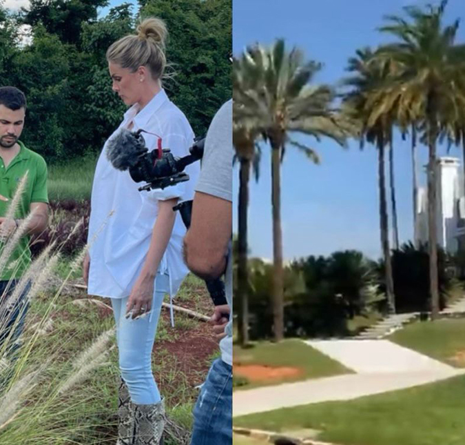 Ana Hickmann faz reforma em mansão localizada no interior de São Paulo